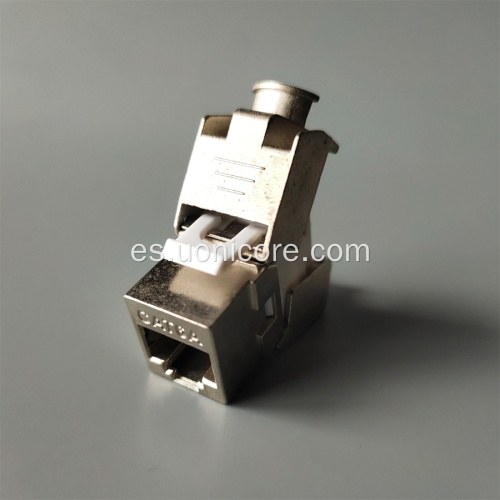 Conector Keystone CAT6A de fundición a presión de zinc